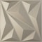 Ekena Millwork 19 5/8in. W x 19 5/8in. H Marquise EnduraWall Decorative 3D Wall Panel Covers 2.67 Sq. Ft. WP20X20MQCSV - alternate 1